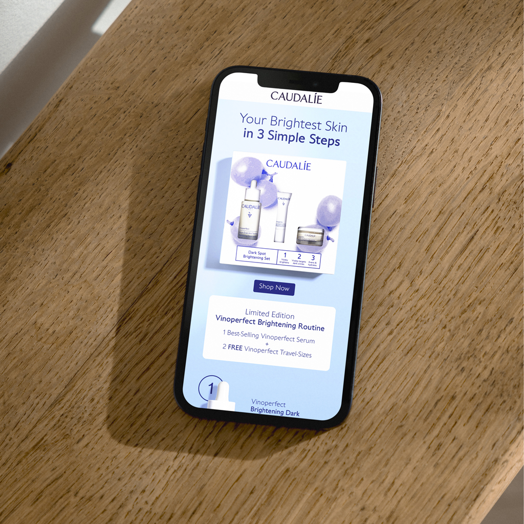 Caudalie SEO web asset design.