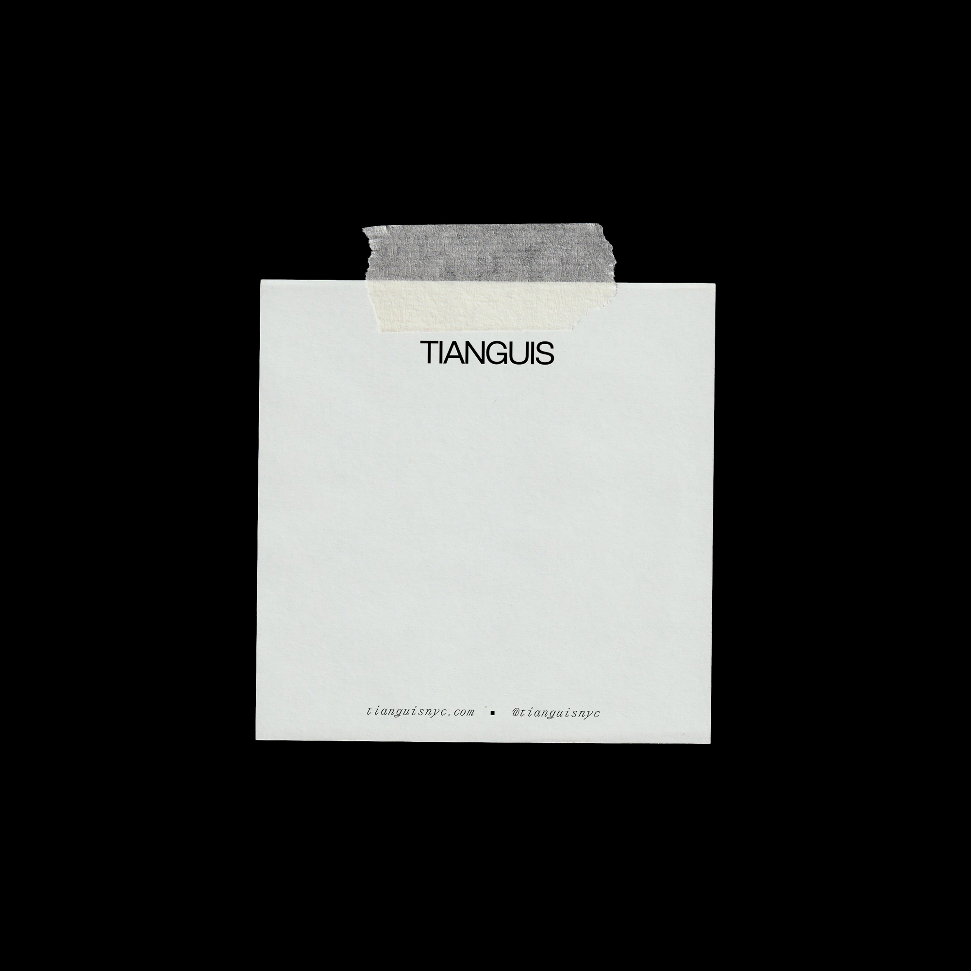 Tianguis NYC branded sticky notes.